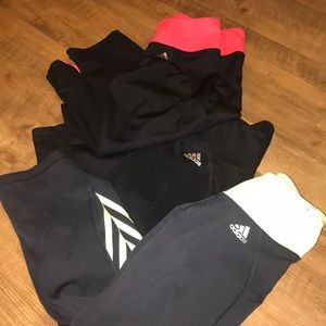 Set of 3 medium Adidas capris